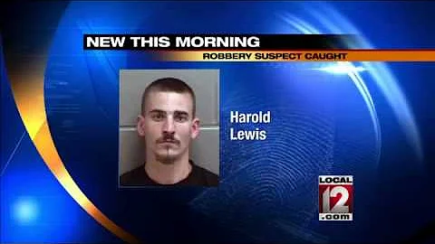 Suspected bank robber Harold Lewis arrested