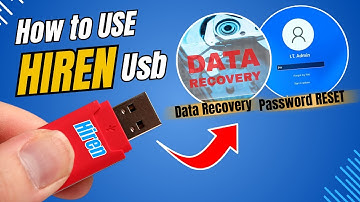 How to Use HIREN Bootable USB (Data Recovery & Password Reset) 2024