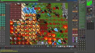 TIBIA WAR ~ GRAVITERA EASY MASSACRE ~ Largest Tibia Battle in History RHC
