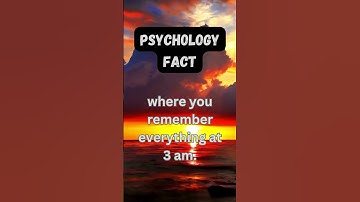 Where you remember everything at 3am #fact #shorts#psychologyfact