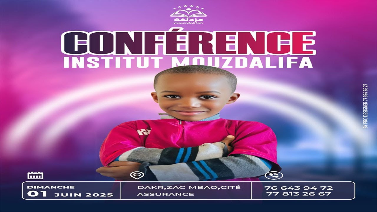 EN DIRECT : Conférence Annuel INSTITUT MOUZDALIFA