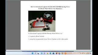 Download Logitech 963282-0403 MOMO Racing Force Feedback Wheel Driver for Windows (2023 Updated) screenshot 2