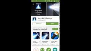 How to Install Flashlight App Samsung Galaxy s5 screenshot 2