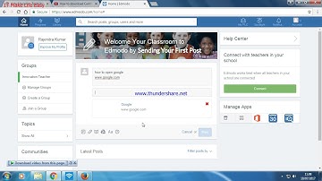 How to post on edmodo