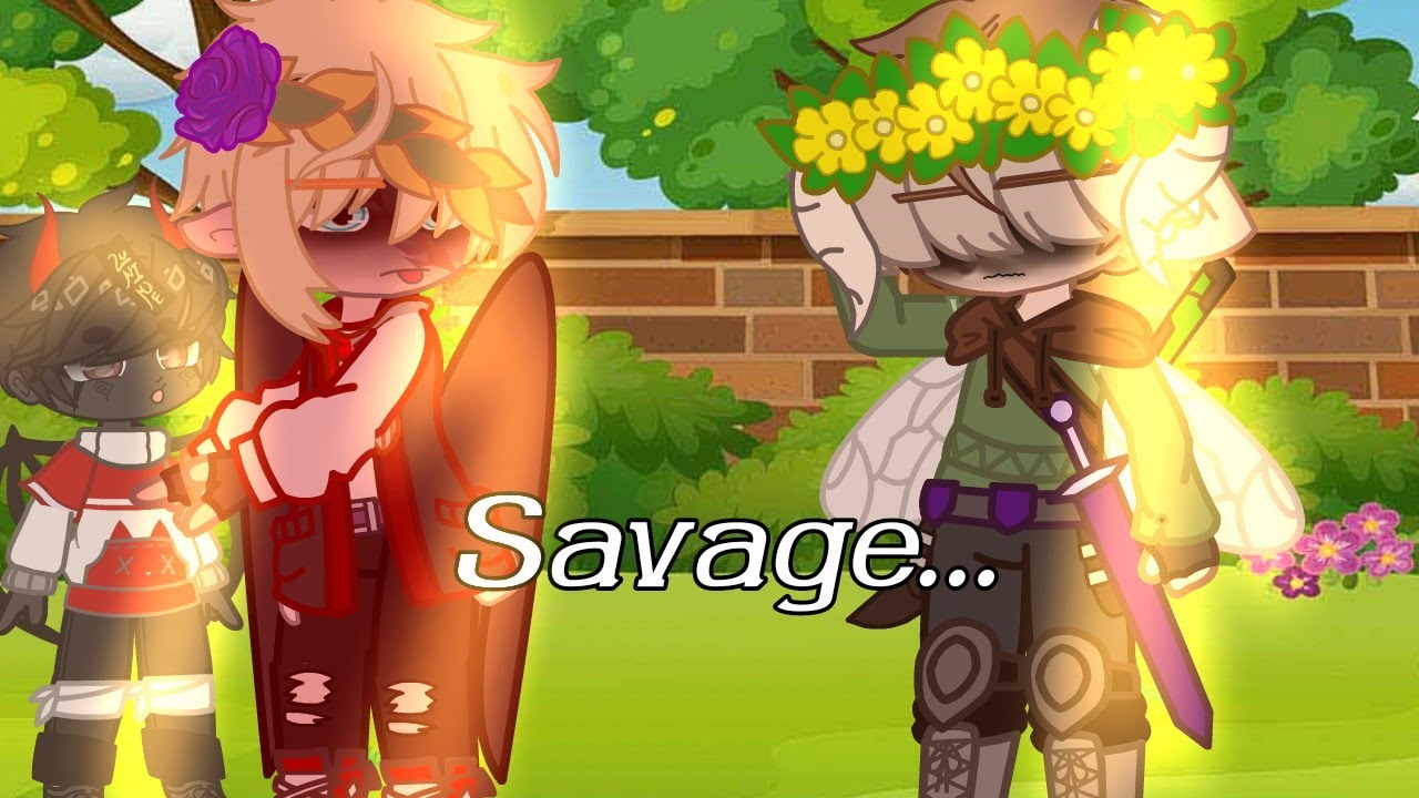•Savage...• ||Ft. The bench Trio|| =Clingy duo angst= {Dsmp} Gacha club ...