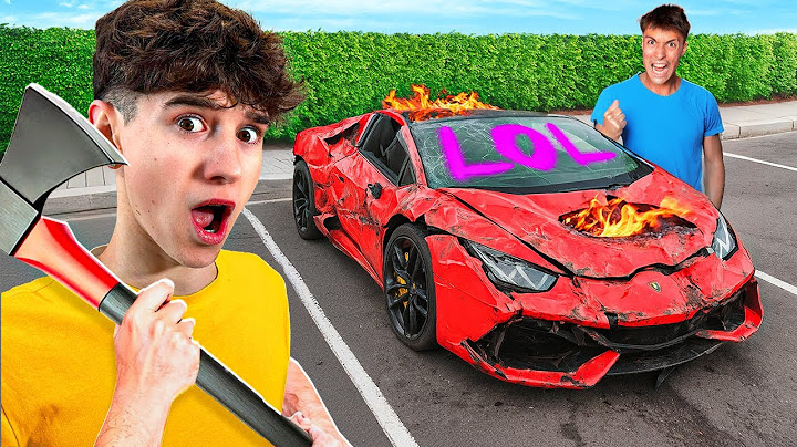 HO DISTRUTTO la MACCHINA del MIO AMICO POWAH in VILLA! 😱