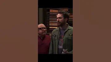 His Neck Is High Makes Me Trust Him Artofthedeal Funny Iasip Charlie Mac Devito 