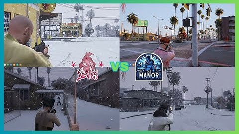 Besties shootout with Big Manor Gang in the Southside (Multi POVs) | NoPixel 4.0 GTA RP