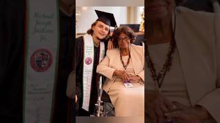 Katherine Jackson Attended Her Grandson Prince Jackson Graduation katherinejackson #princejackson