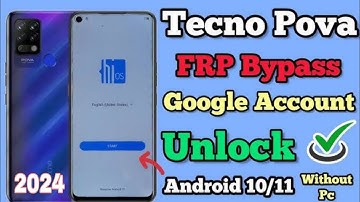 Tecno Pova FRP Bypass 2024 | Tecno LD7 FRP Bypass | Tecno Pova FRP Bypass Android 10 Without PC