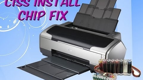 Ciss Kit For Epson R1800 Printer Reset Chip Fix R1400 R800 R2400