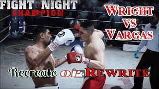 Recreate or Rewrite - Winky Wright vs Fernando Vargas (Fight Night Champion)(Hall of Fame)