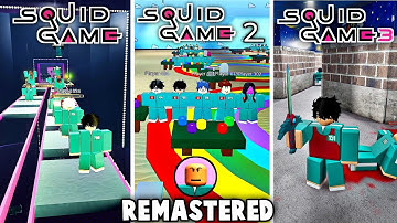Squid Game but with NPCs -🔑🔪 REMASTERED (Season 1,2 & 3 Games) - Roblox