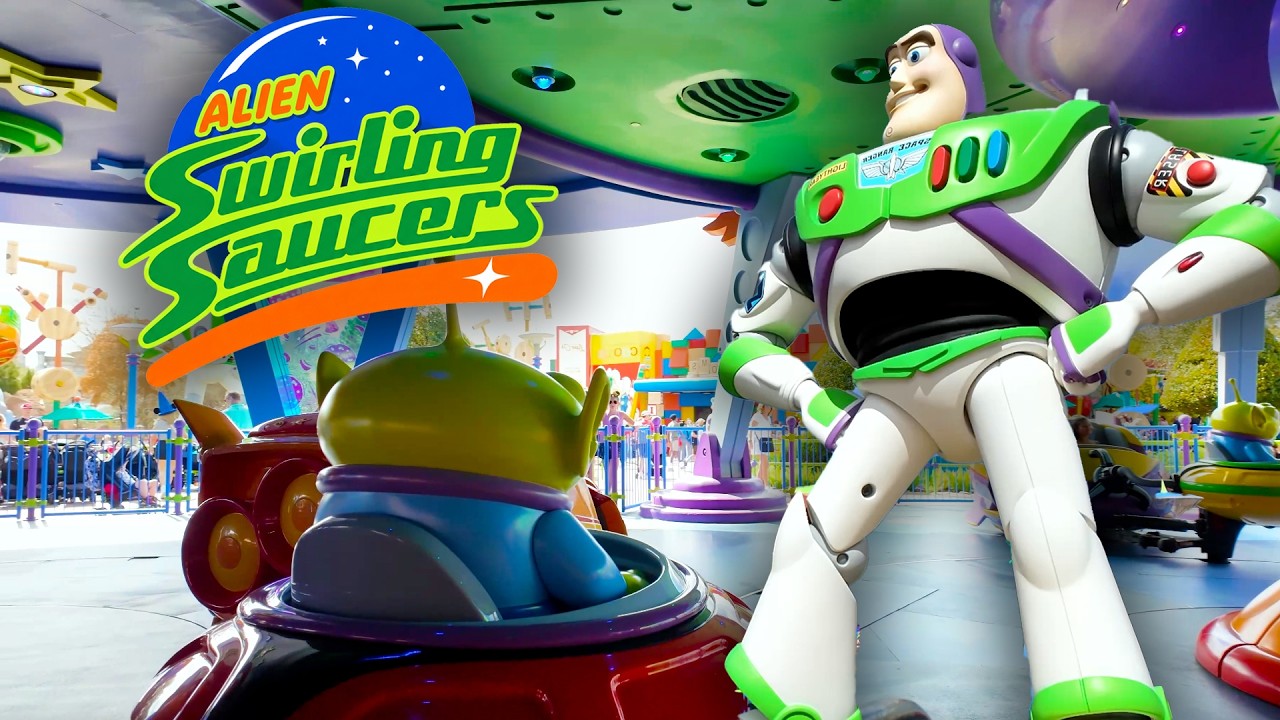 Alien Swirling Saucers Ride POV | Toy Story Land Walt Disney World