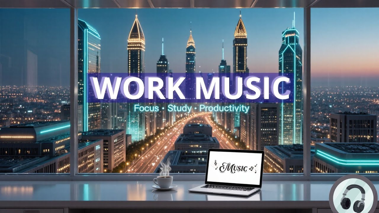 Work Music – Focus & Study Beats for Concentration | Ultimate Productivity Playlist (2025)