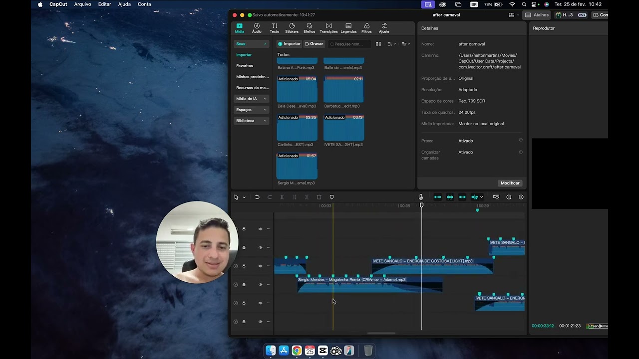 CRIANDO TRILHA PARA AFTERMOVIE NO CAPCUT PRO PC