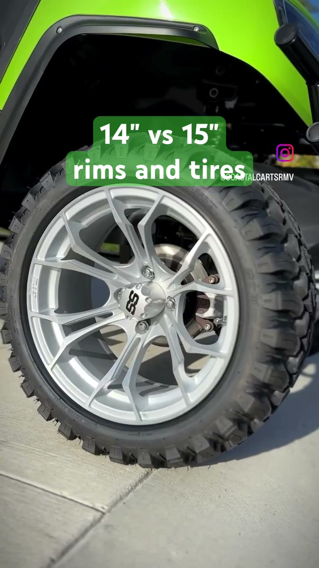 14 Inch Vs 15 Inch Rims Which Would You Choose golfcart 14 Inch Vs 15 Inch Rims Which Would You Choose golfcart