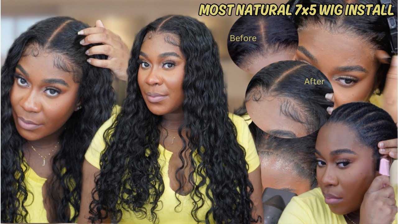 The Best Wig For BEGINNERS | Pre-Bleached & Pre-plucked 7x5 HD Lace Wear & Go Glueless | Nadula