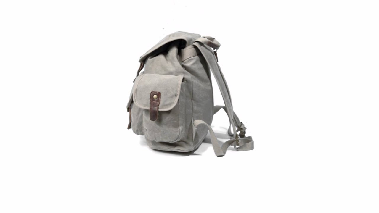 Troop London Heritage Large Canvas Backpack | Buy Bags Online | Canvas Bag | Troop London
