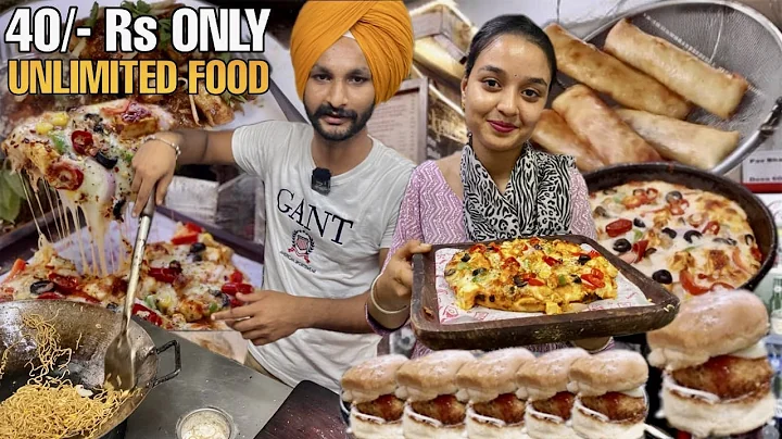 40/- Rs Punjabi Couple selling Best Street Food | ...