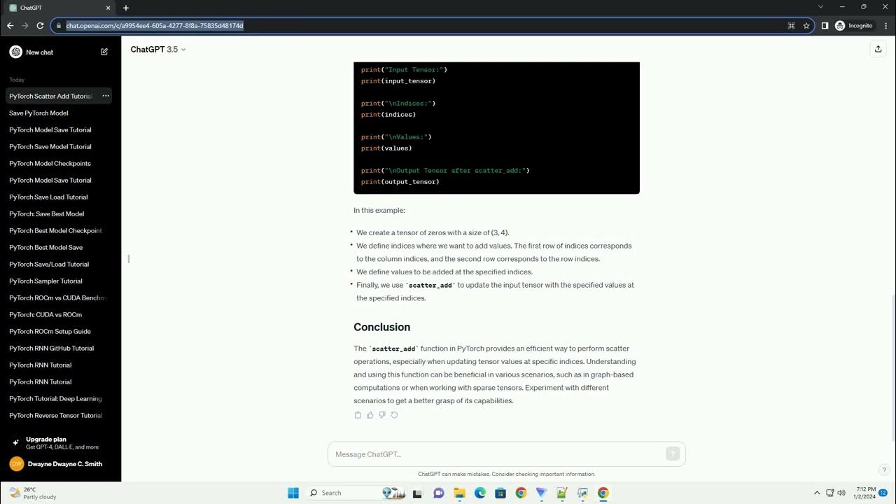 Pytorch scatter add youtube
