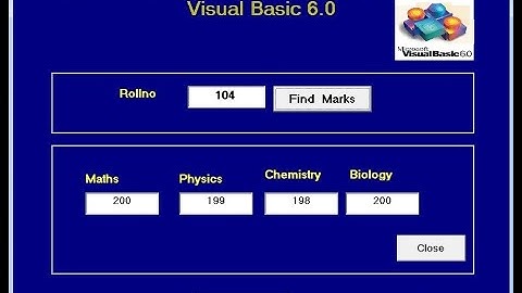 Visual Basic 6.0 ,  Command object and Parameter collection Demo