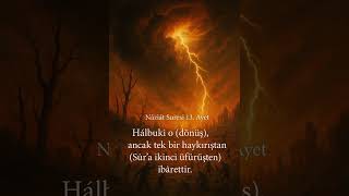 Halbuki O Dönüş Tek Bir Haykırıştan Ibarettir.sura 2.Kez Üflenmesi Inmesajı