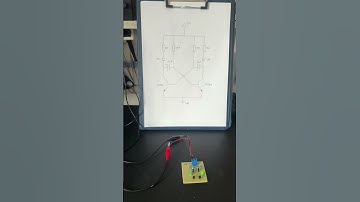 2 Transistors LED Flasher Circuit #electronics #transistor #led #flash