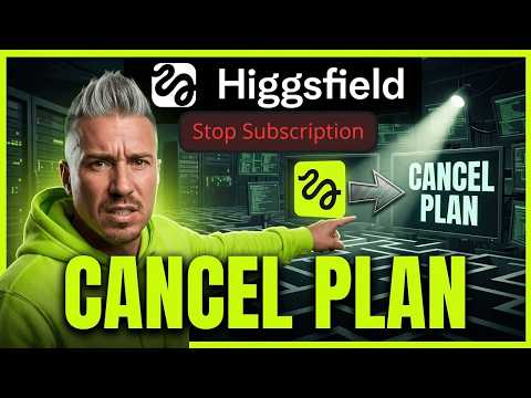 Thumbnail of the YouTube video "How to Cancel Your Higgsfield AI Subscription (Quick & Easy) 2026" by Darius Reed