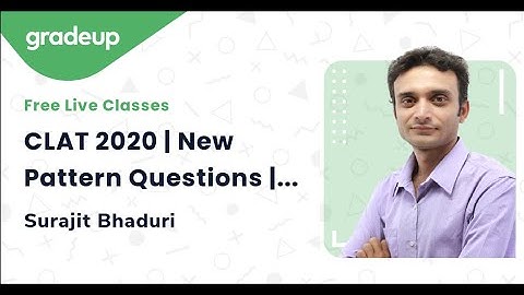 CLAT 2020 | New Pattern Questions | Legal Reasoning | Part 2 | Surajit Bhaduri | Gradeup
