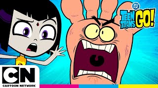 league legs returns hygiene mission teen titans go cartoon