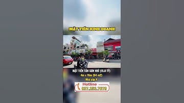Mặt tiền kinh doanh đường Tân Sơn Nhì quận Tân Phú 4m x 16m cấp 4 giá 15.8 tỷ TL #shorts #short #bds