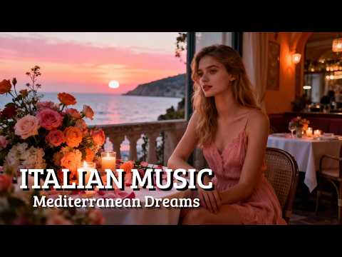 Italy Relaxing Instrumental 🎶 Amalfi Coast Sunrise Piano | Calm Relaxing Music