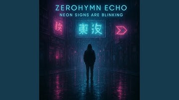 Neon signs are blinking