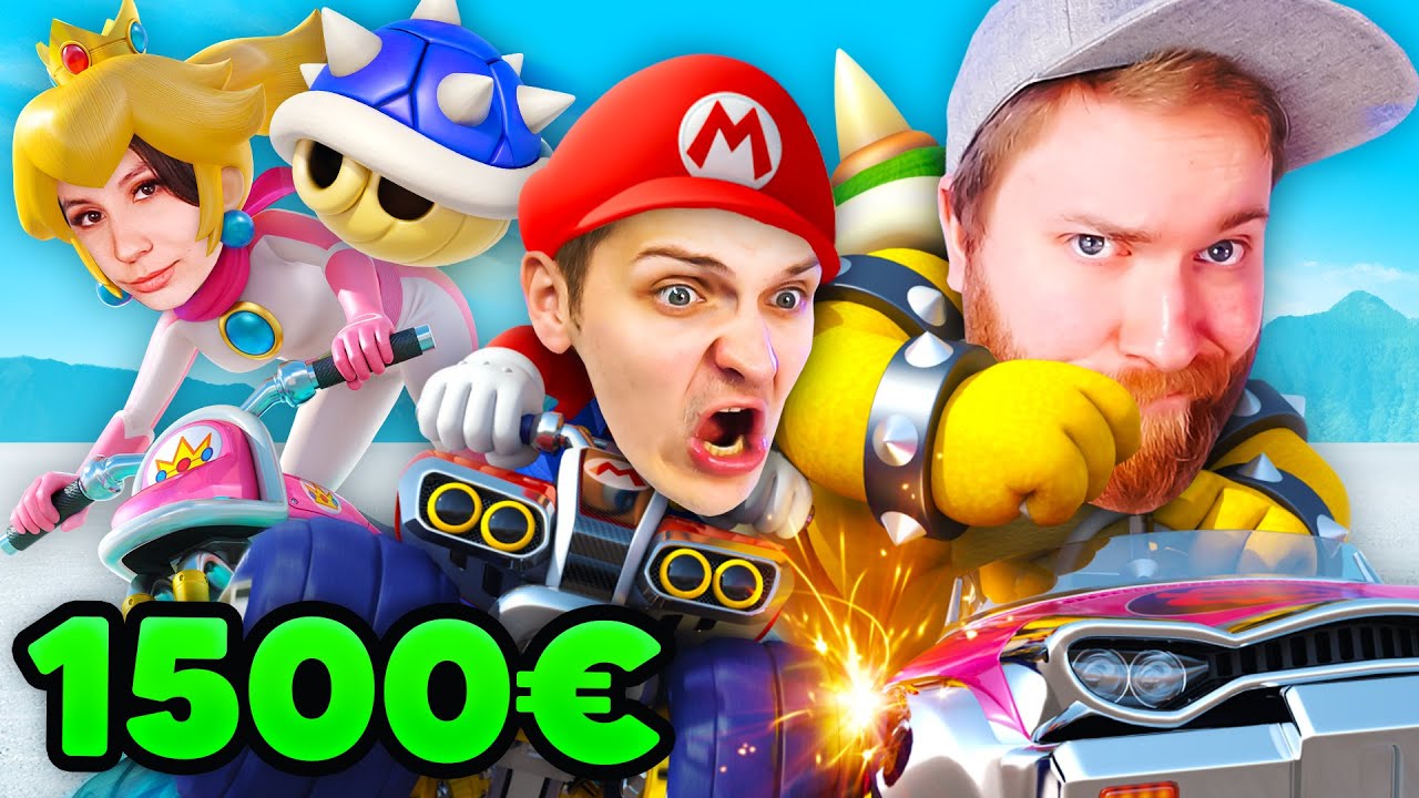 Das 1500€ YouTuber Mario Kart Turnier!