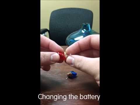 How to change the battery in your hearing aids (custom)