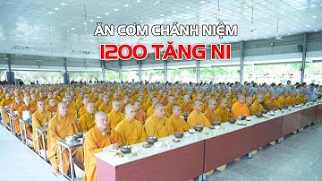 TRỰC TIẾP: Hơn 1200 Tăng ni sinh Ăn cơm chánh niệm trong khóa An cư kiết hạ tại HVPGVN tại TPHCM