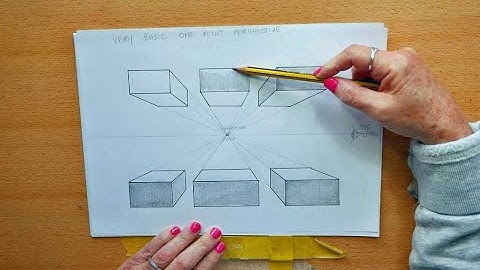 How to Draw Cubes, Cuboids & Basic Perspective - Beginner