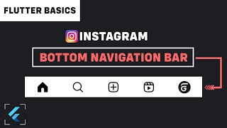 Flutter Tutorial - Instagram's Bottom Navigation Bar in Flutter screenshot 3