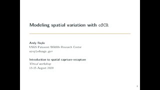 Modeling spatial variation in density with SCR Net Worth