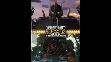 Nemesis Prime 🆚 Scourge Inspired by @lockdowneditz1234 #transformers #alightmotion #edit #vs #4k