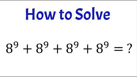 A Nice Exponential Problem | Sum of Powers