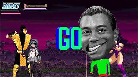 MUGEN Request: Homura Akemi & Scorpion MK2 Vs Omega Tiger Woods & Li Mei