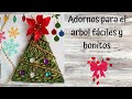 ADORNOS PARA EL ARBOL DE NAVIDAD|| super económicas!!