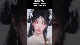 WHERE WINDS MEET || OC#7 - Female Character Creation #charactercreation #sliders
