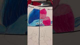 Drawing branch as Floyd from trolls 3!