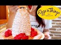 ひとりエッグスンシングス！ホイップてんこ盛り！いちご増し！ハワイで人気のパンケーキEggs'nThingsに初挑戦！【スイーツちゃんねるあんみつの食レポ】