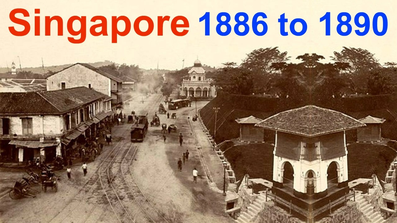 Singapore 1886 to 1890 | Historical Photographs of Singapore | Old