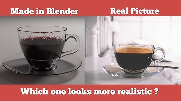 Realistic 3D Animation in Blender -  Coffee & Donut