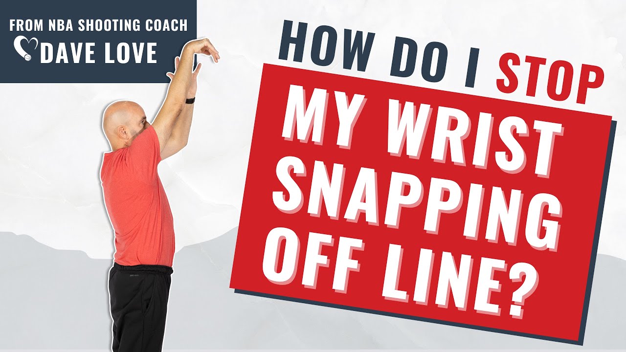 How do you stop your WRIST from SNAPPING OFF LINE? NBA Shooting Coach